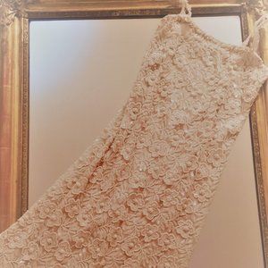 Pearl Beaded Lace Dress